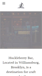 Mobile Screenshot of huckleberrybar.com